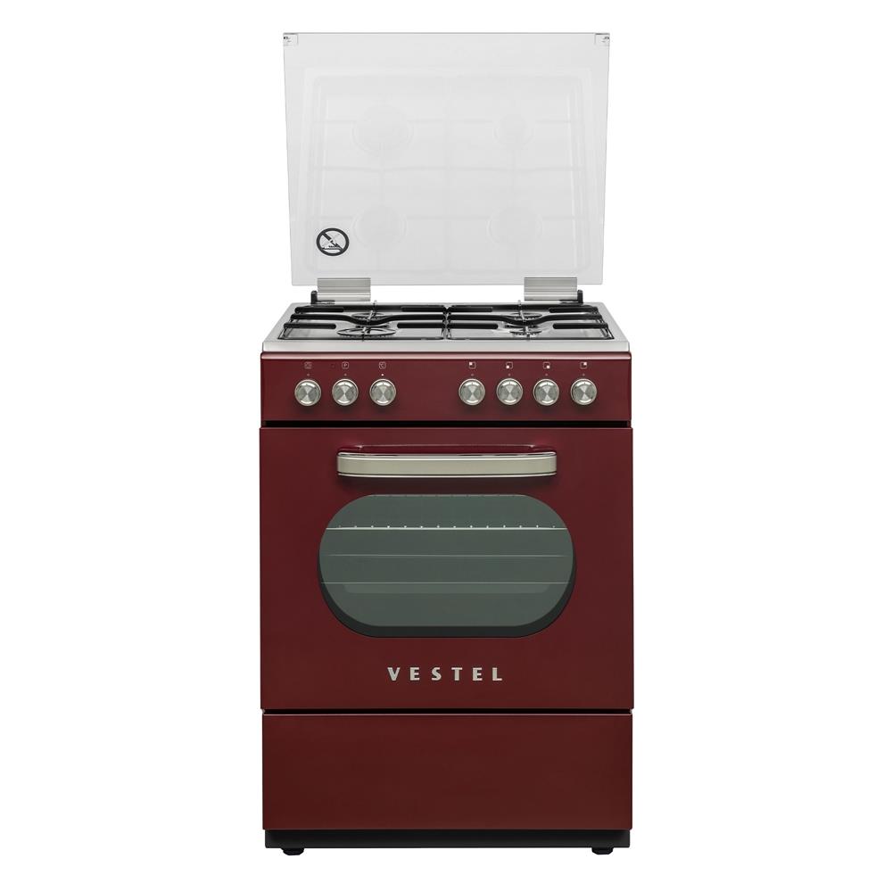 Vestel SF 8400 DG Retro Bordo Solo Fırın