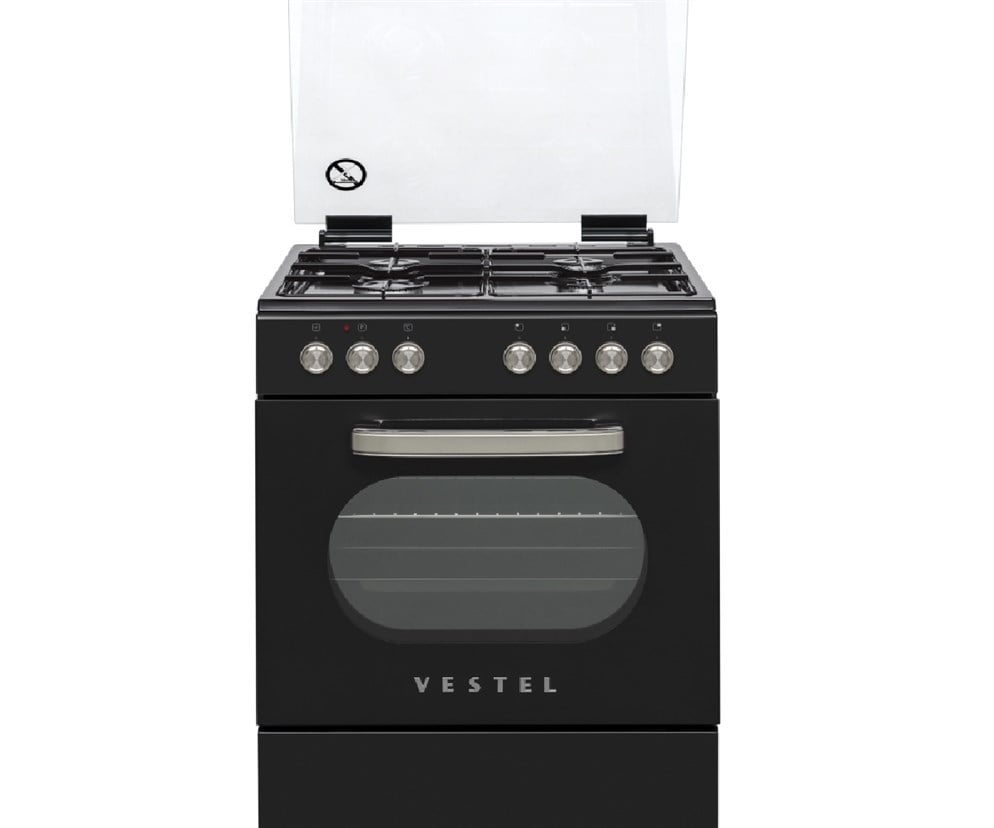 Vestel SF 8400 Retro Siyah Solo Fırın