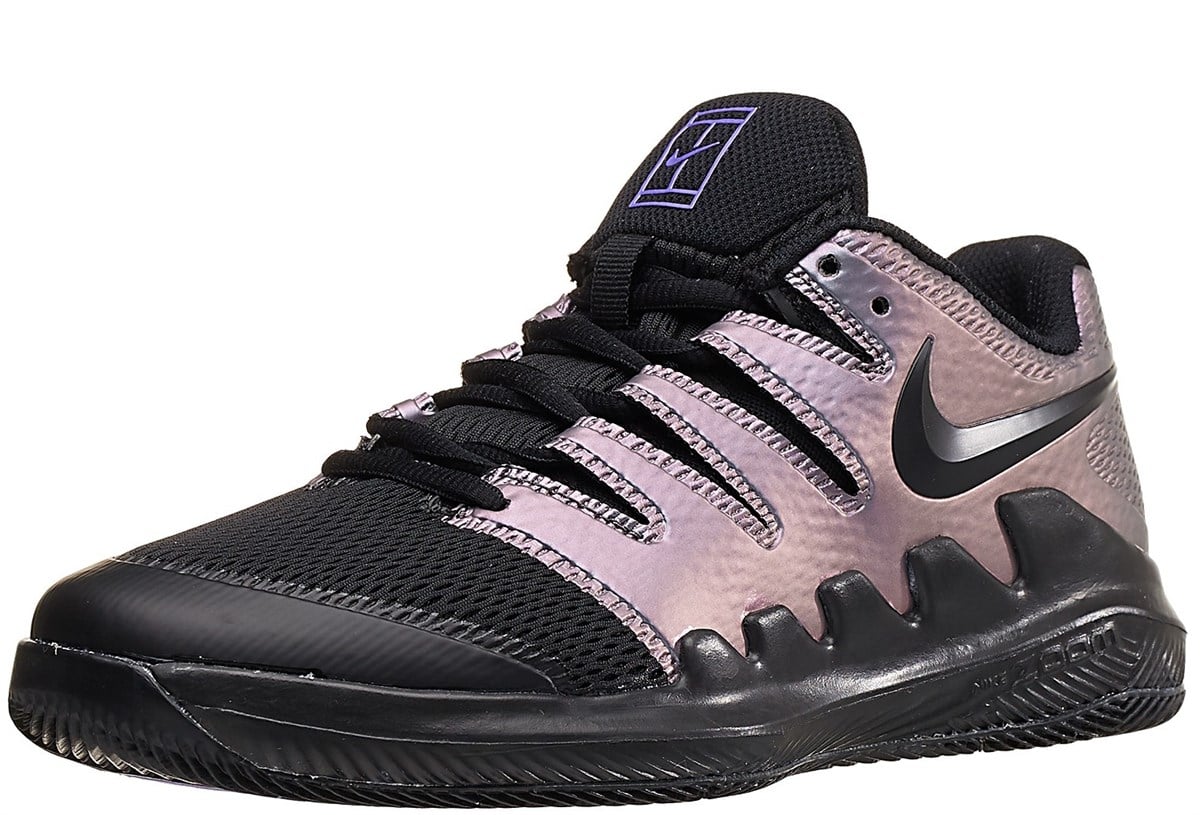 Nike NIKE COURT JR VAPOR X SİYAH LAME