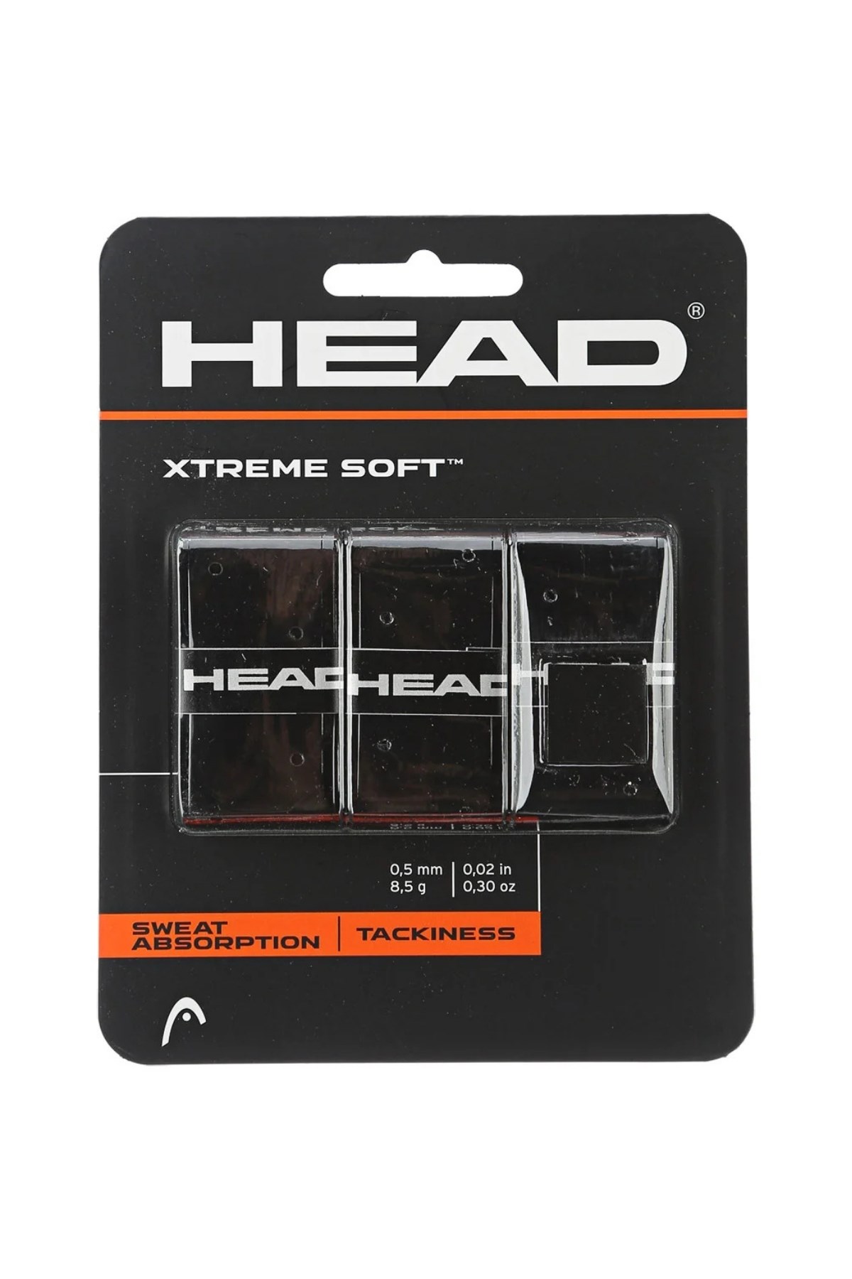 Head Head Xtreme Soft Siyah Overgrip 3lü 