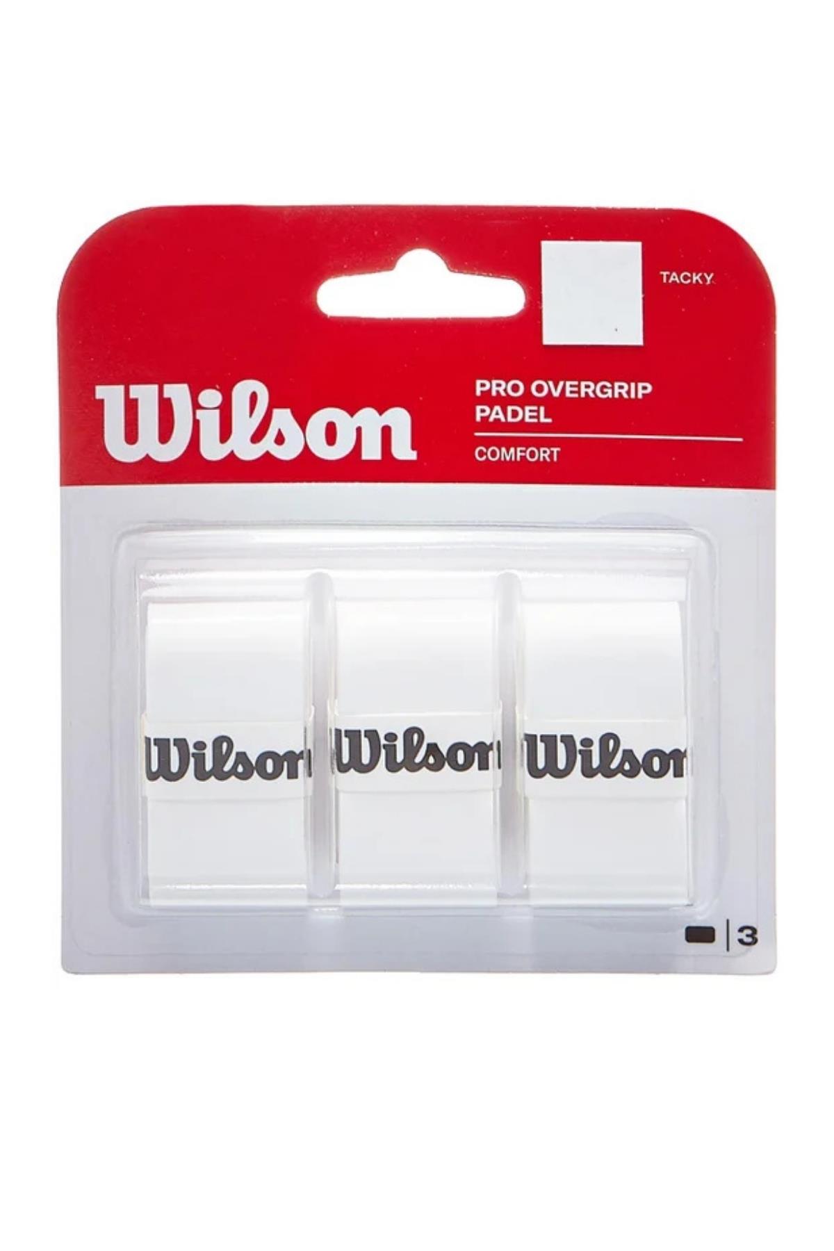 Wilson Wilson Padel Pro Padel Raket Overgrip Beyaz 3lü