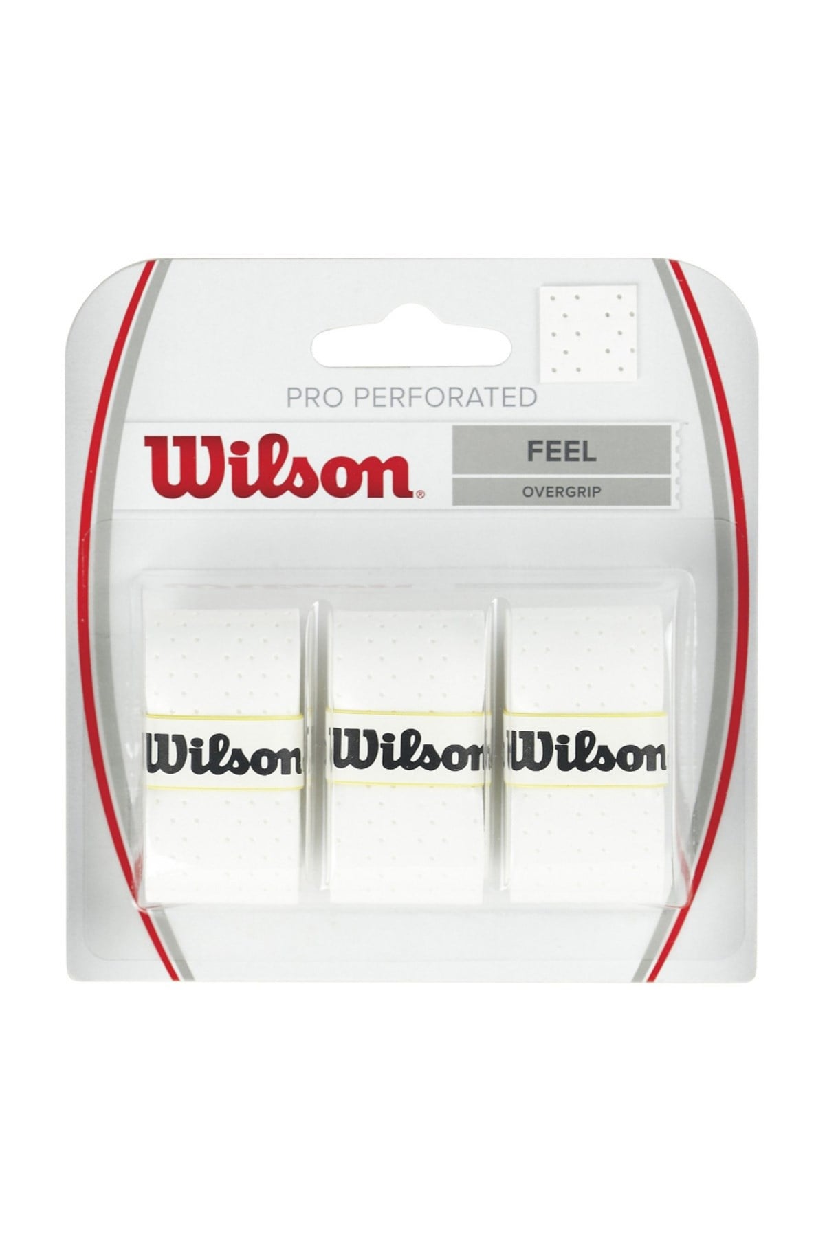 Wilson Wilson Pro Perforated Feel Beyaz 3'lü Grip 