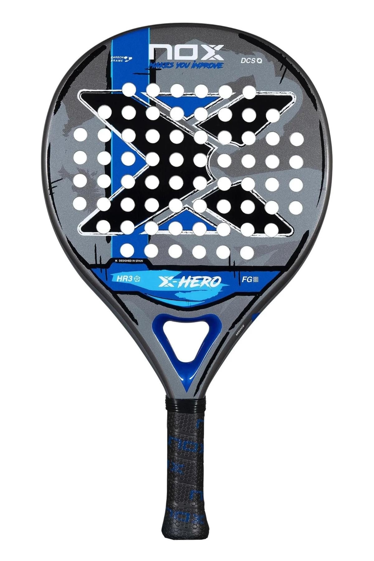NOX Nox X-Hero Blue 350-360 gr  Padel Tenis Raketi