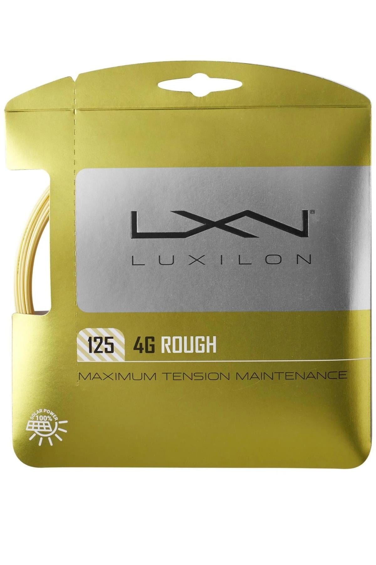 Luxilon Luxilon 4G Rough 125 Gold Tenis Kordaj Teli 12m