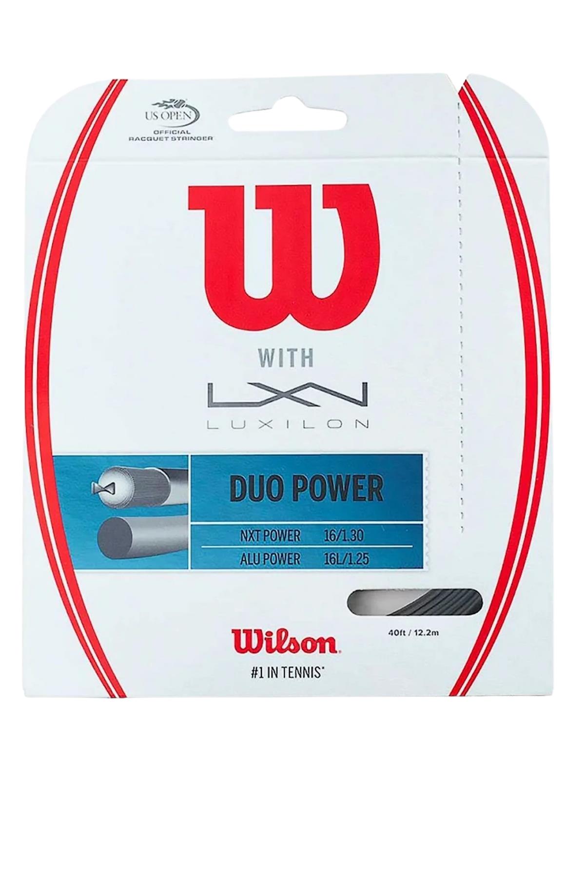 Wilson Wilson Duo Power (NXT Power 16 + Alu Power 17)  Tenis Kordaj Teli 12m