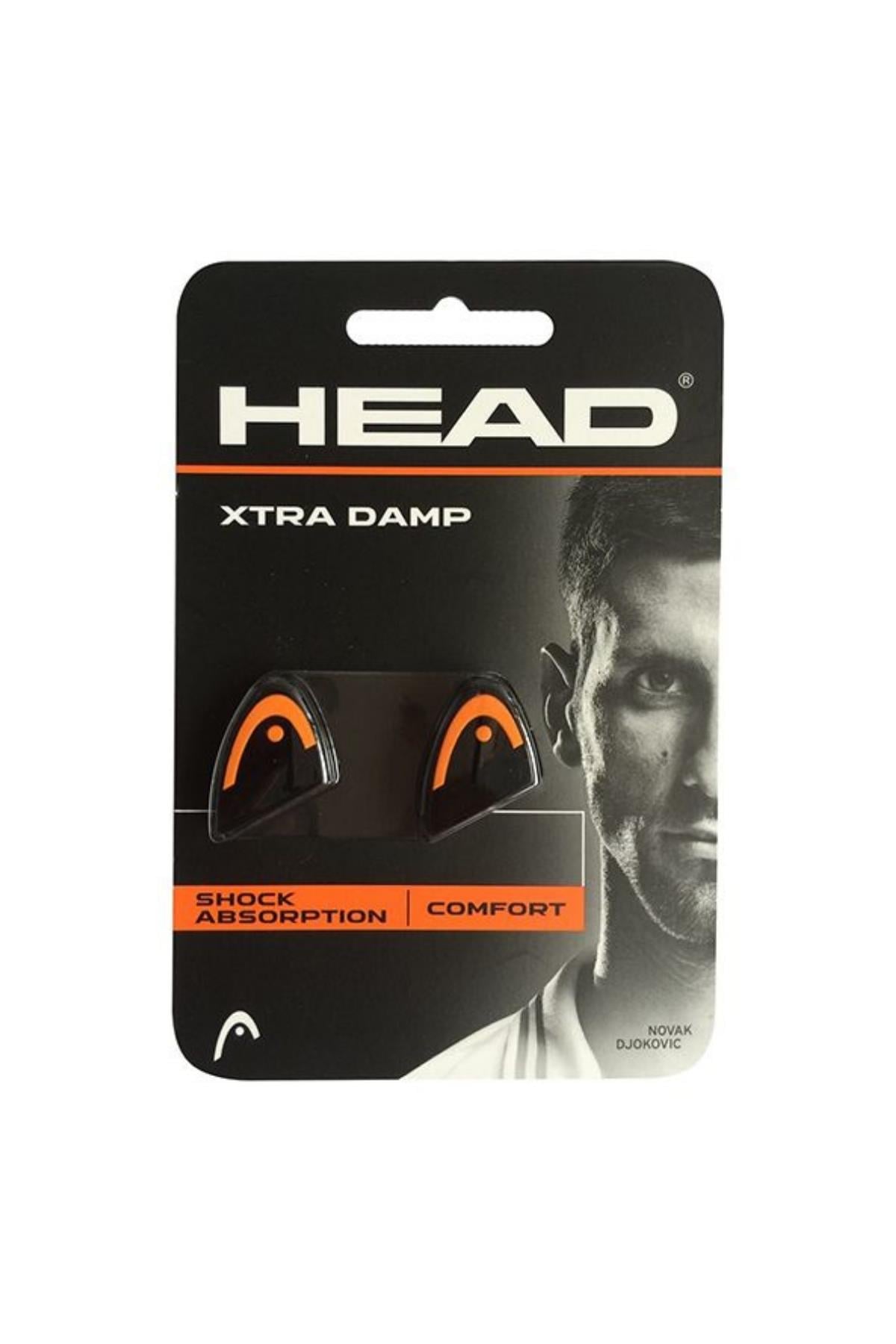 Head Head Xtra Damp Siyah Turuncu Dampner Tenis Raket Titreşim Önleyici 2li