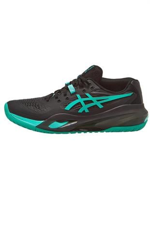 Asics Asics Gel Resolution X Erkek Siyah Yeşil Tenis Ayakkabısı
