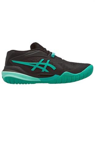 Asics Asics Gel Resolution X Erkek Siyah Yeşil Tenis Ayakkabısı