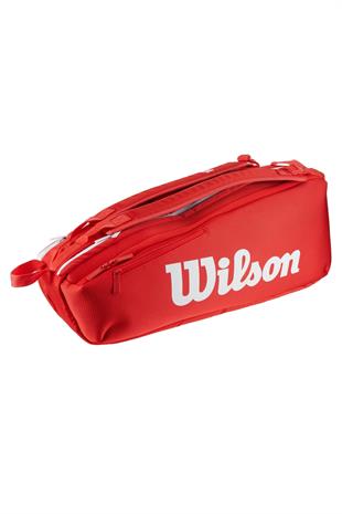 Wilson Wilson Super Tour Red 6PK Tenis Raket Çantası