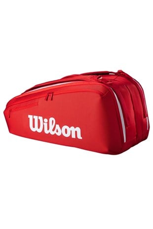 Wilson Wilson Super Tour Red 9PK Tenis Raket Çantası