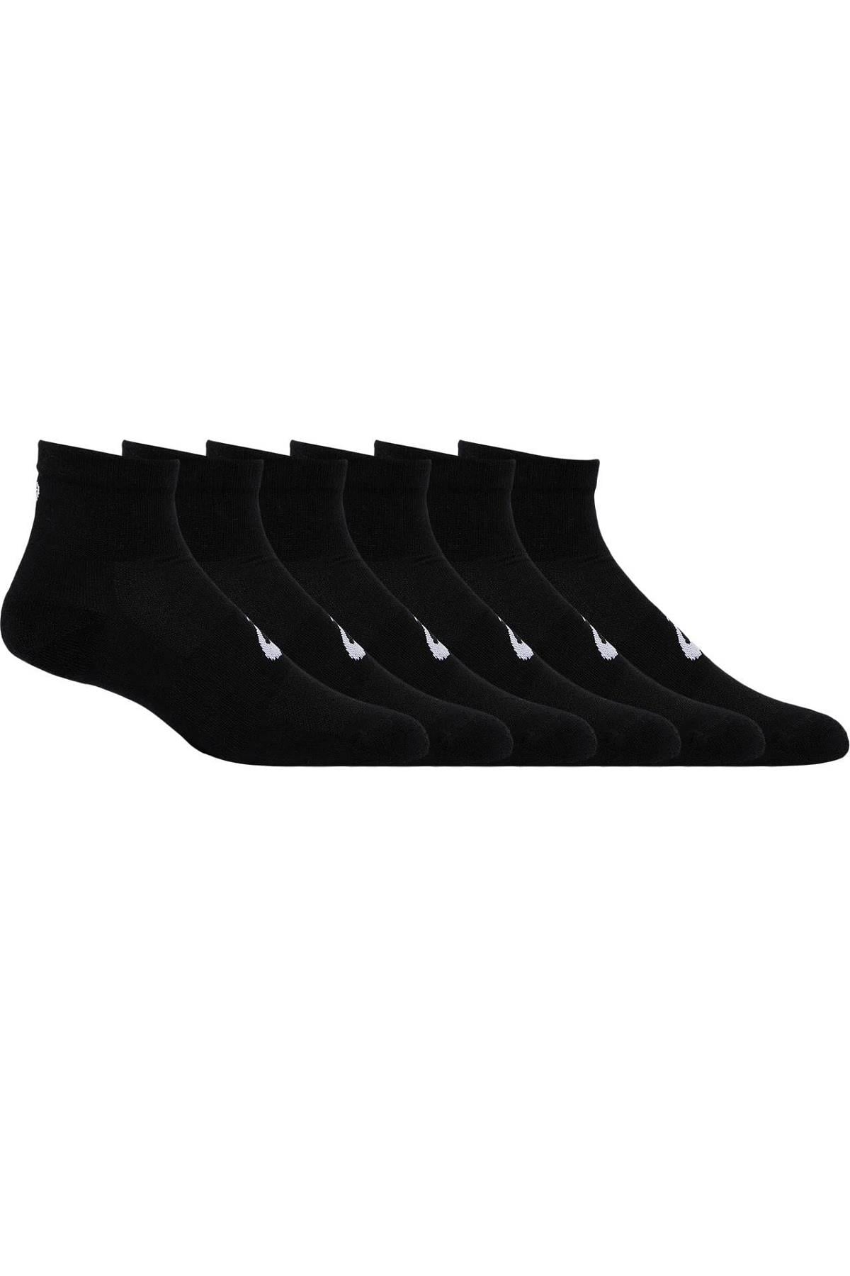 Asics Asics 6 PPK Quarter Siyah 6lı Tenis Çorabı