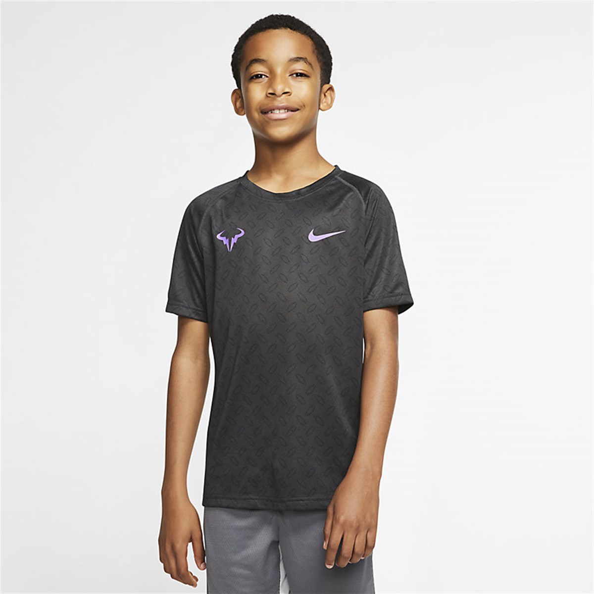Nike NIKE B NK DRY TEE RAGLAN TSHIRT SİYAH