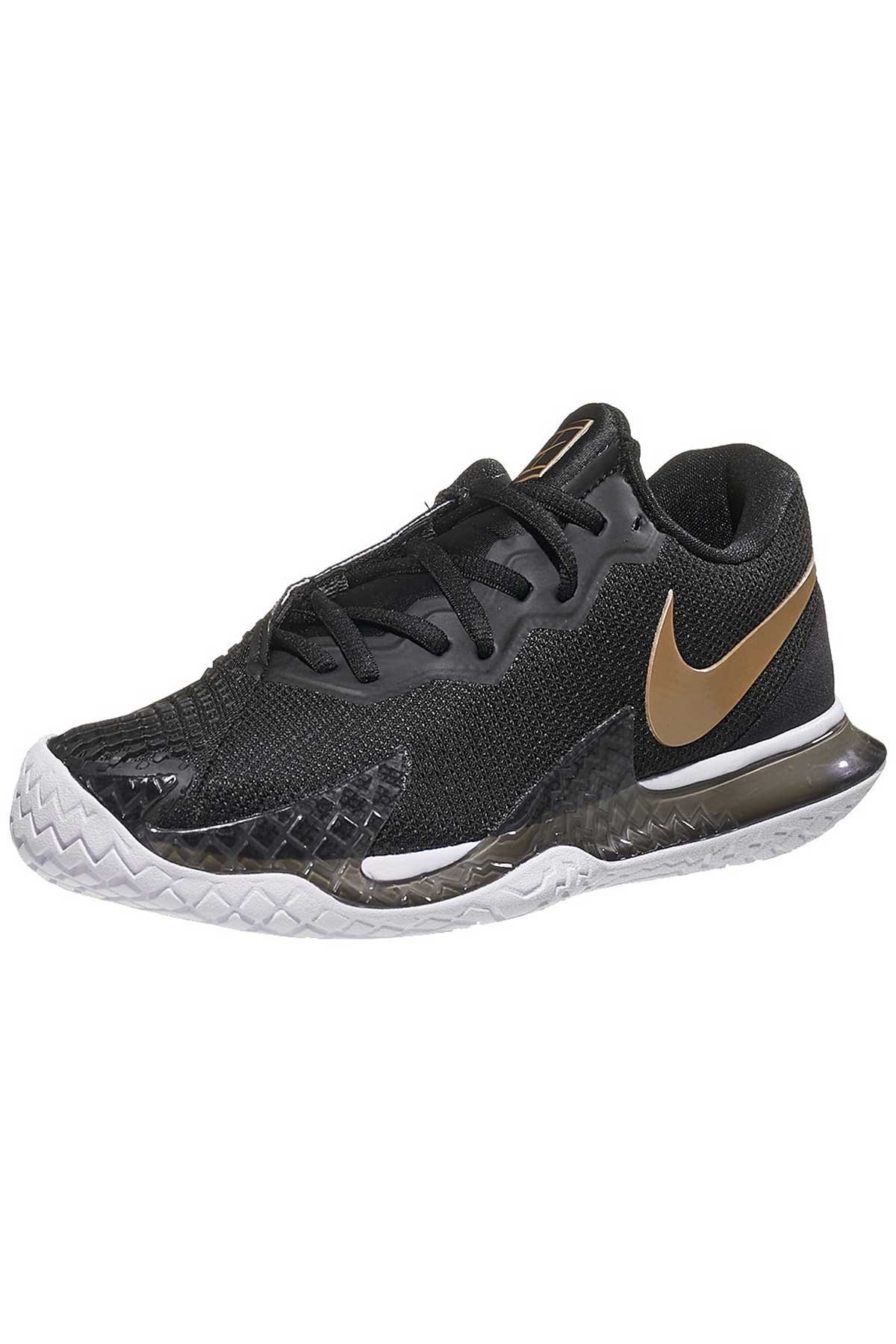Nike Air Zoom Vapor Cage 4 HC Siyah-Gold Erkek Tenis Ayakkabısı