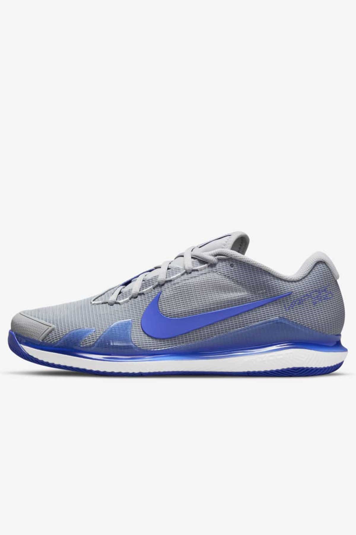 Nike Air Zoom Vapor Pro HC Gri-Mavi Erkek Tenis Ayakkabısı