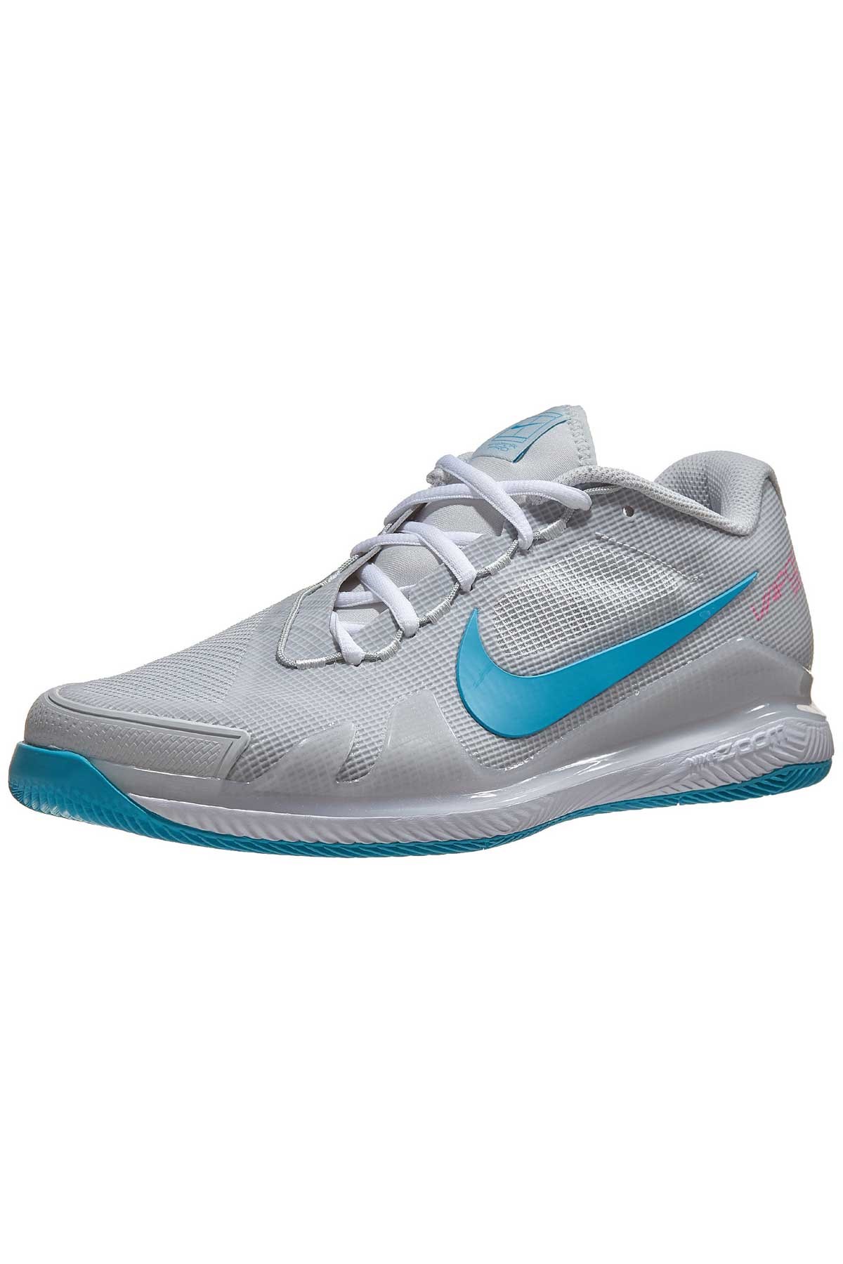 Nike Air Zoom Vapor Pro HC Gri Turkuaz Erkek Tenis Ayakkab s