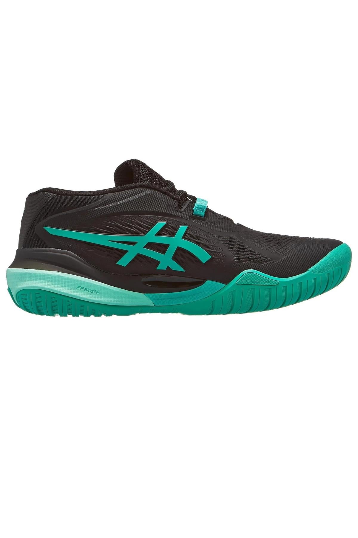 Asics Asics Gel Resolution X Erkek Siyah Yeşil Tenis Ayakkabısı