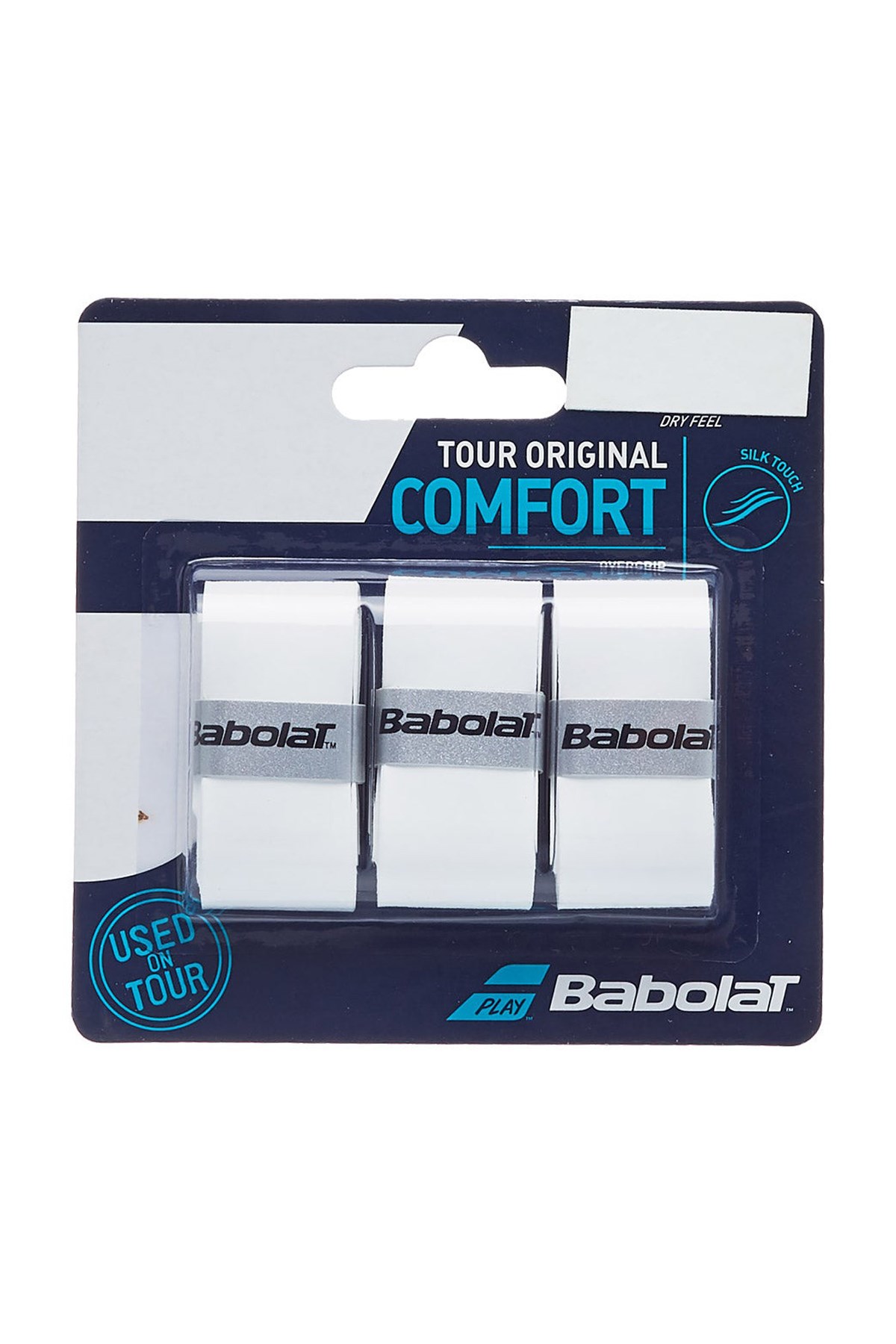 Wilson Babolat Tour Original Beyaz Tenis Overgrip 3'lü