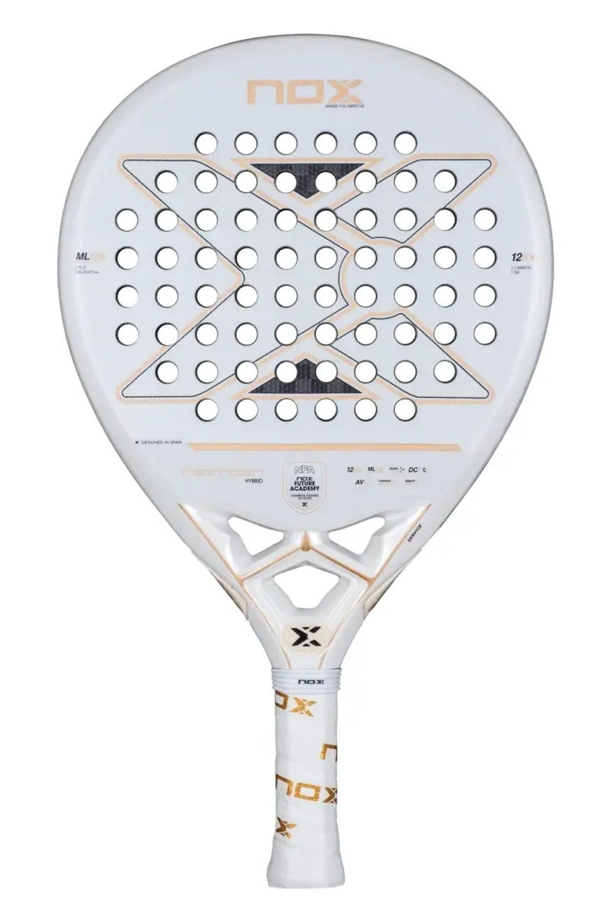 NOX Nox NextGen Pro Hybrid  12K  360-375 gr Padel Tenis Raketi