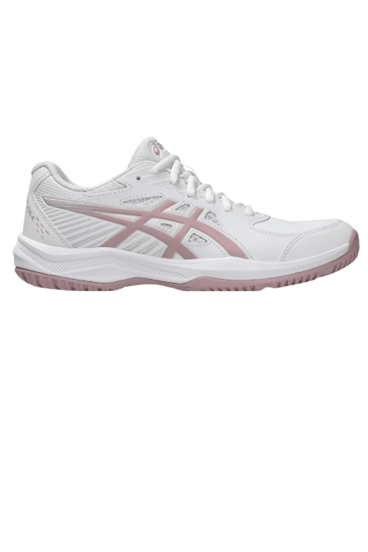 Asics Asics Court Slide 4 Beyaz Pembe Kadın Tenis Ayakkabısı