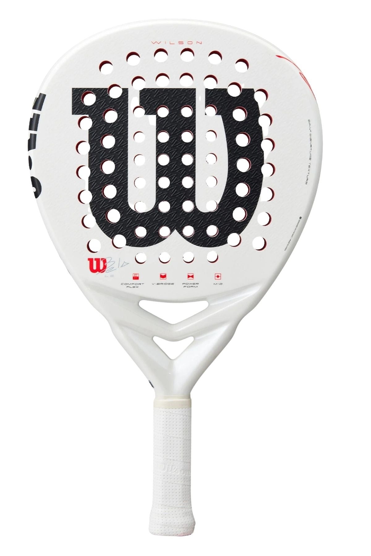 Wilson Wilson Bela LS V3 355 gr Beyaz Padel Tenis Raketi   L2