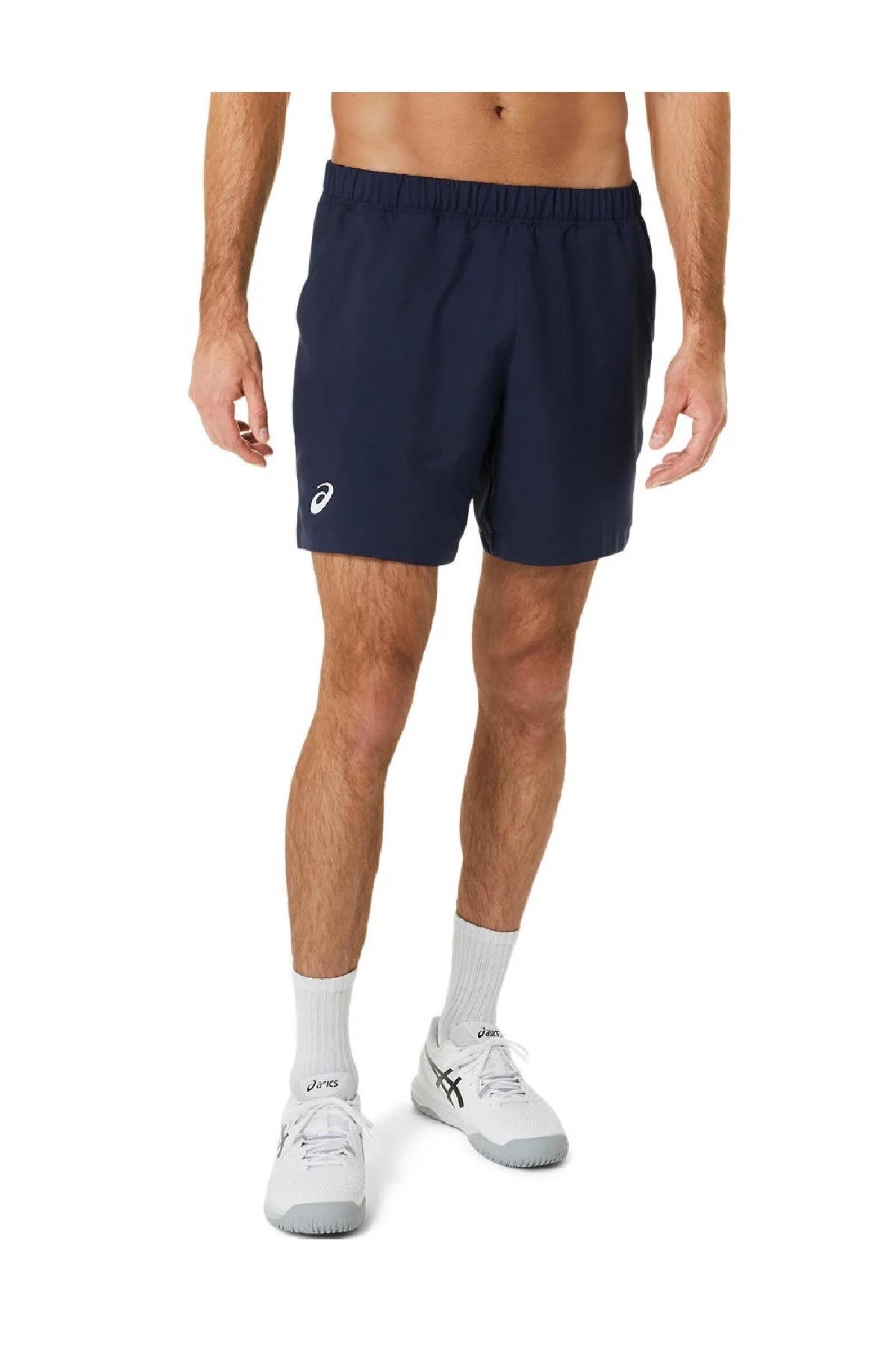Asics Asics Court 7IN Erkek Lacivert Tenis Şortu