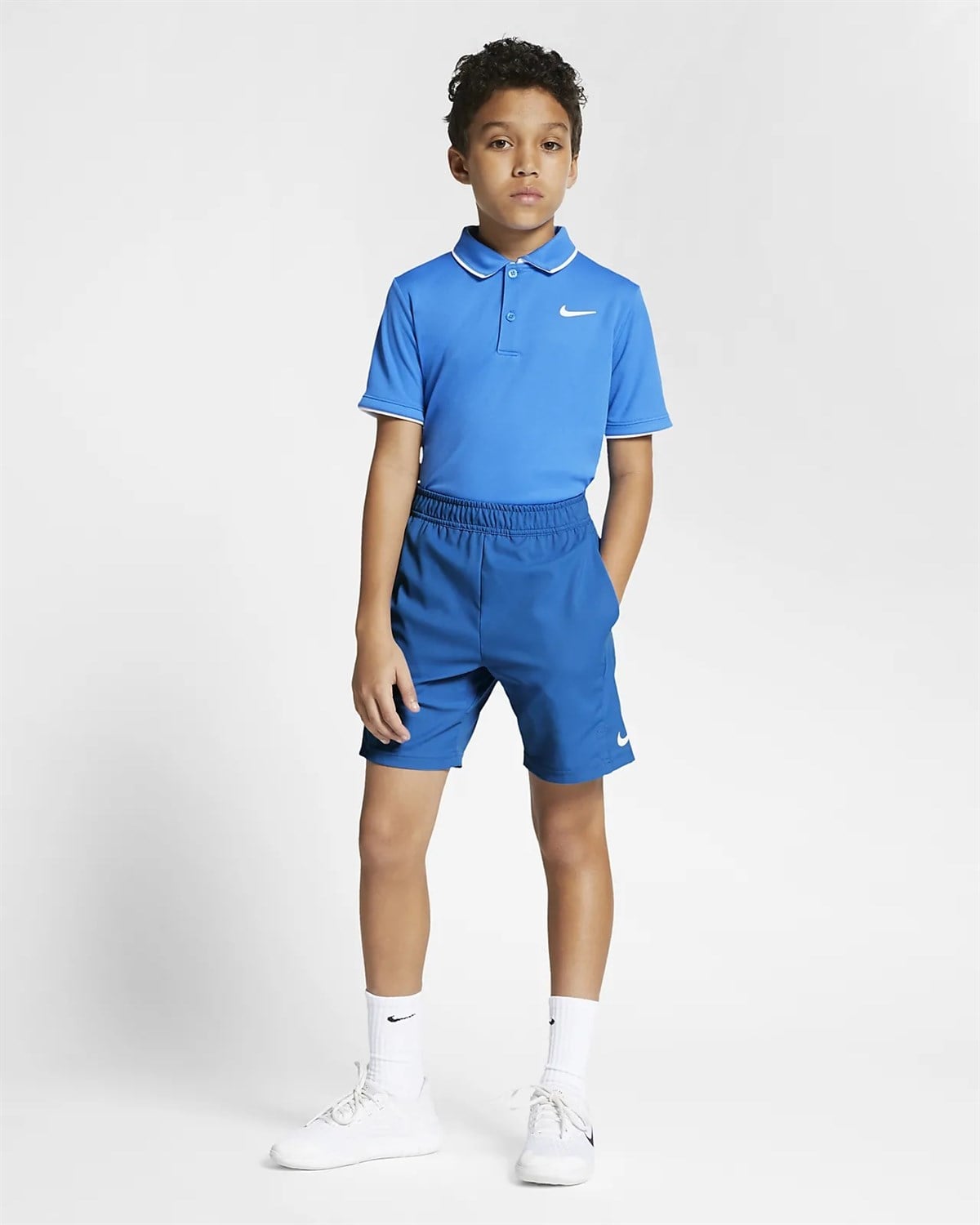 Nike NIKE COURT DRY SHORTS MAVİ