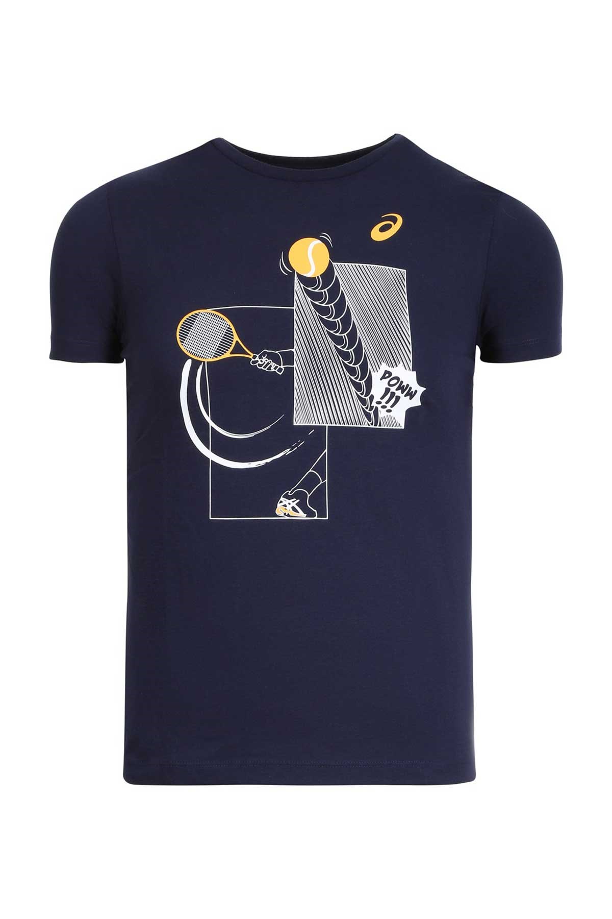 Asics Asics Erkek Çocuk Tenis T-Shirt Lacivert