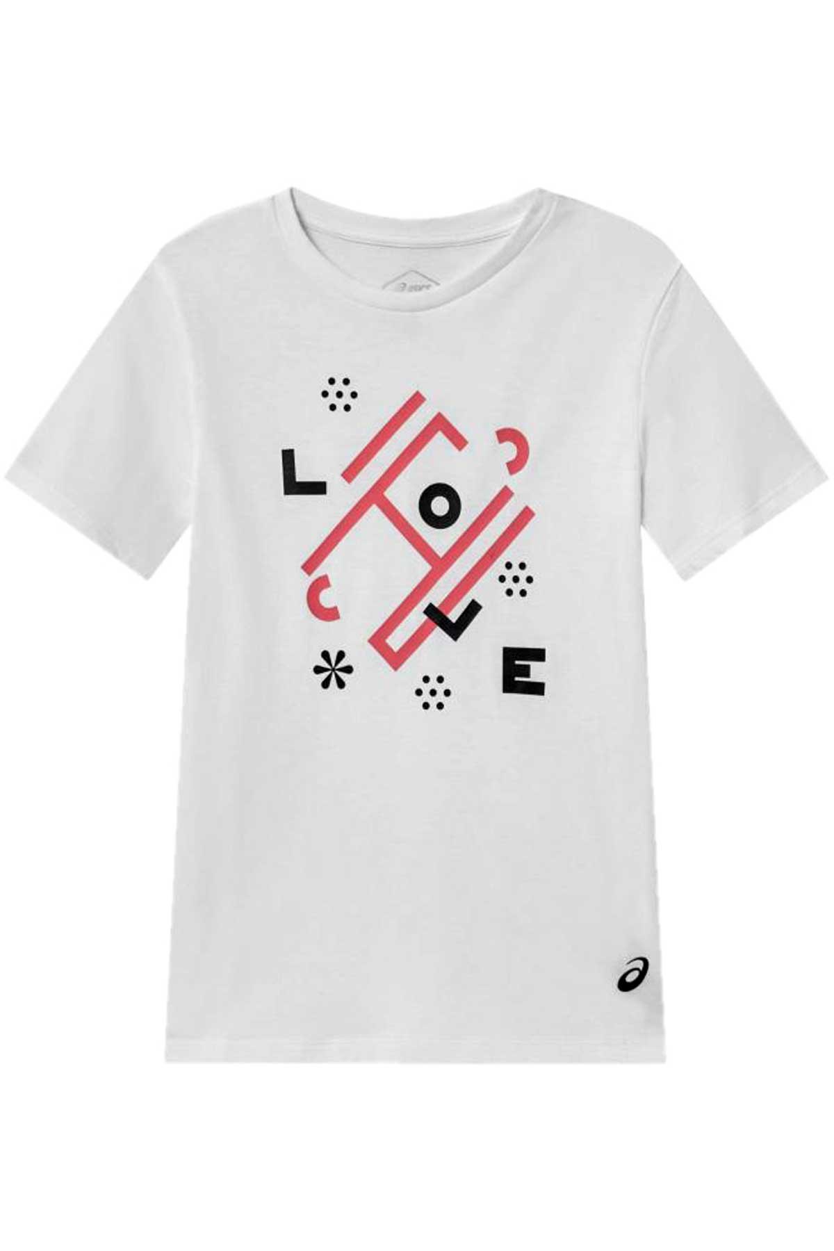Asics Asics G Tenis Tee Çocuk Beyaz T-Shirt