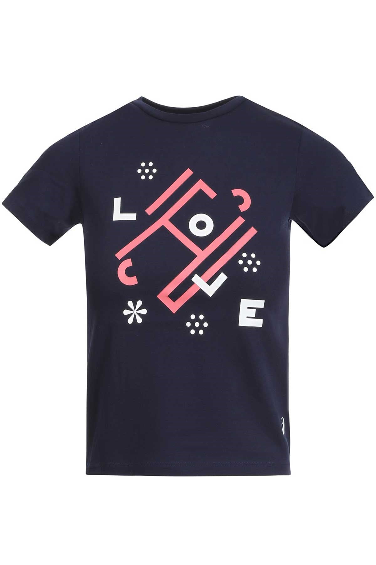 Asics Asics G Tenis Tee Çocuk Lacivert T-Shirt
