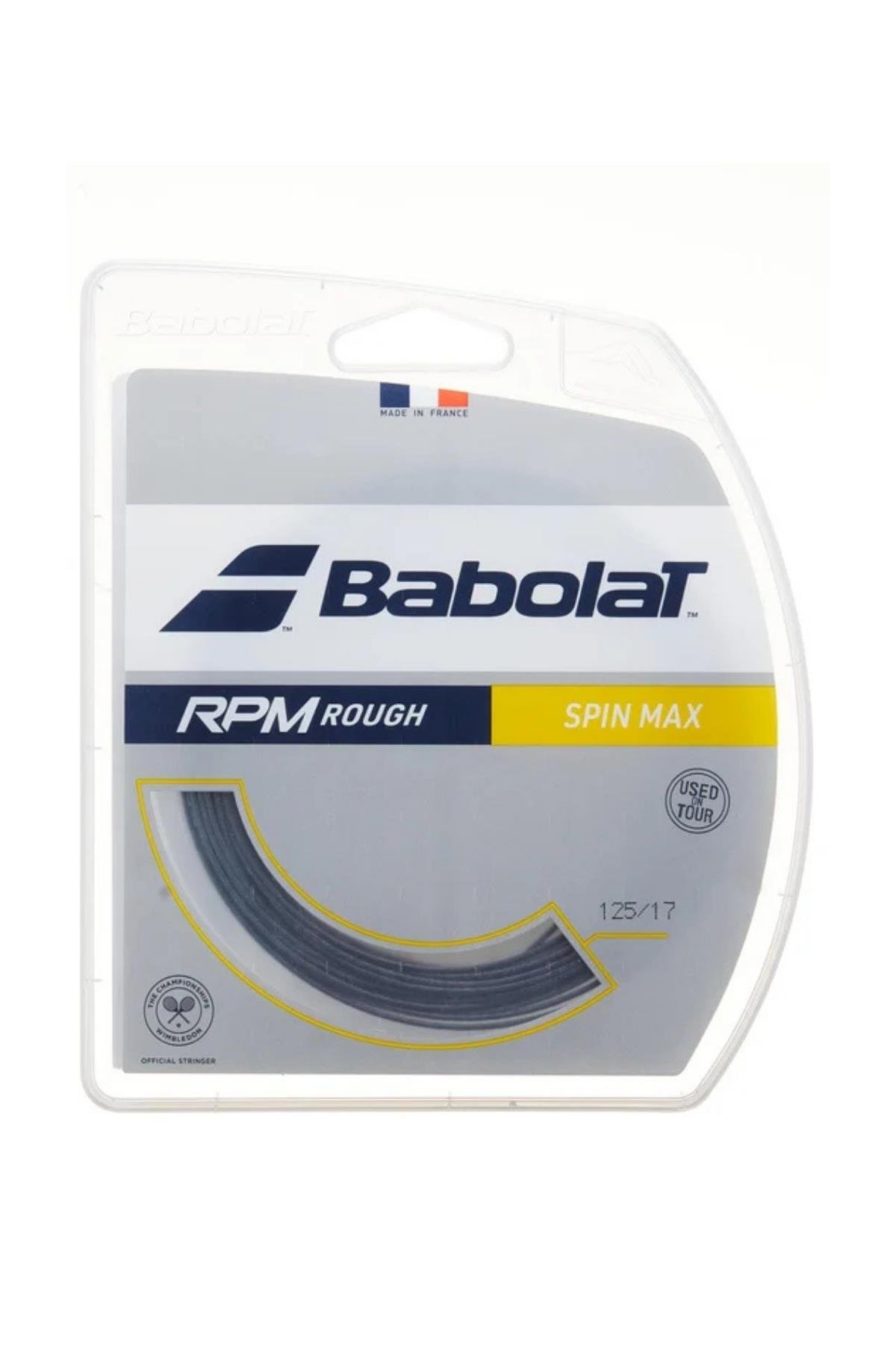 Babolat Babolat RPM Rough 1.25 mm 12M Siyah Kordaj Teli