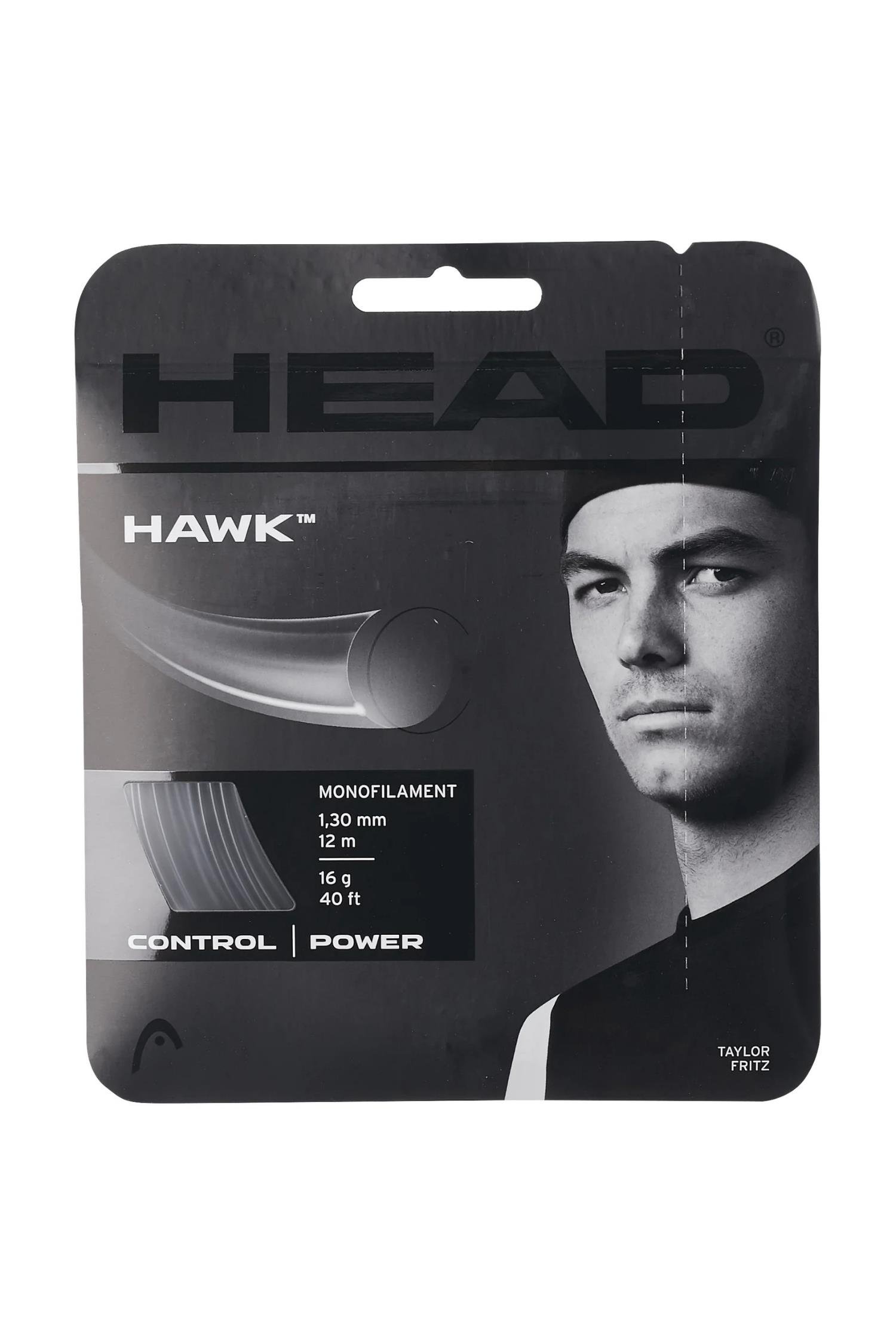 Head Head Hawk 130 Gri Tenis Kordaj Teli 12m