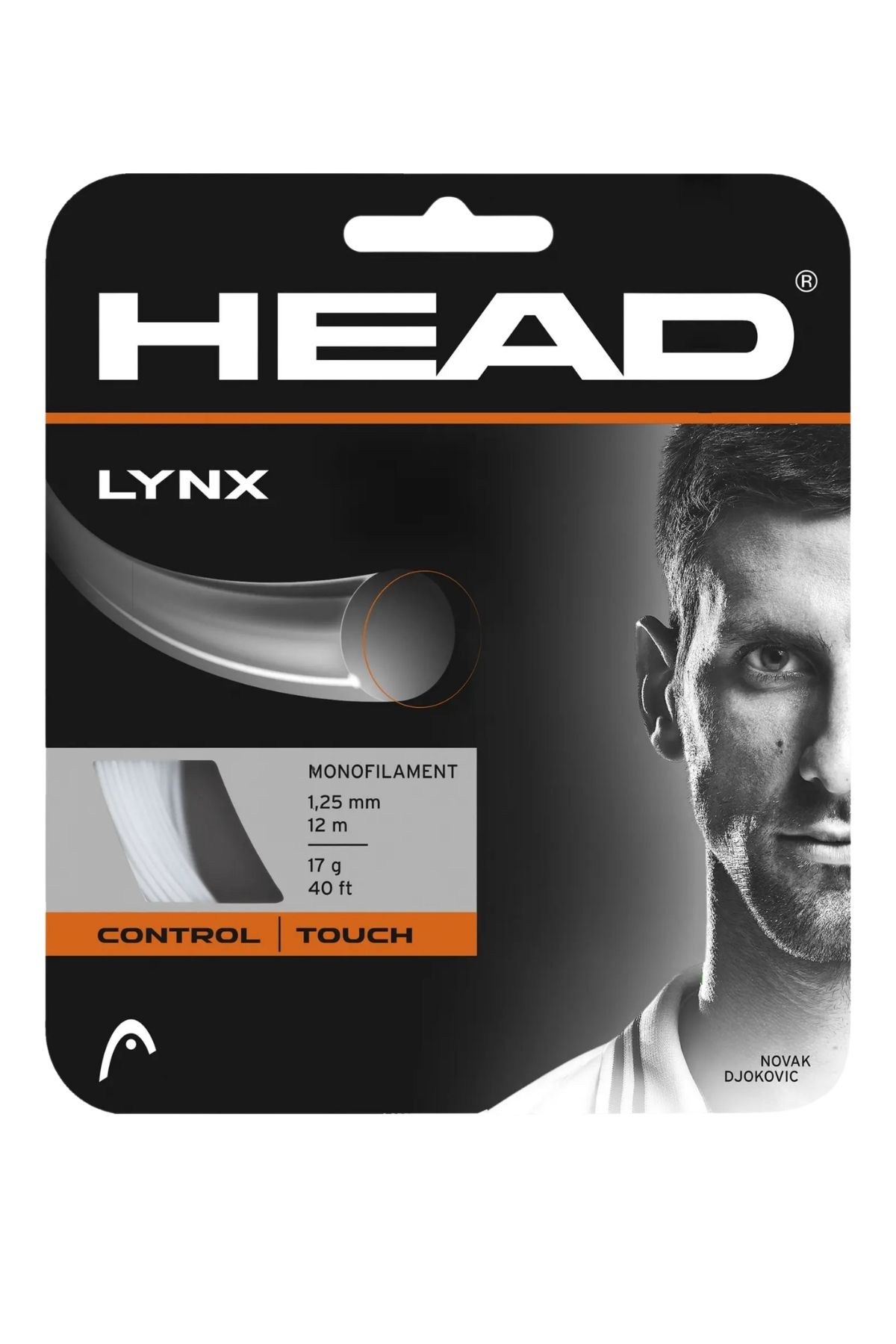 Head Head Lynx 125 Beyaz Tenis Kordaj Teli 12m