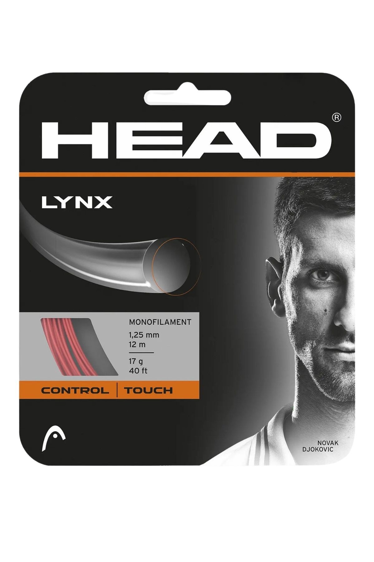 Head Head Lynx 125 Kırmızı Tenis Kordaj Teli 12m