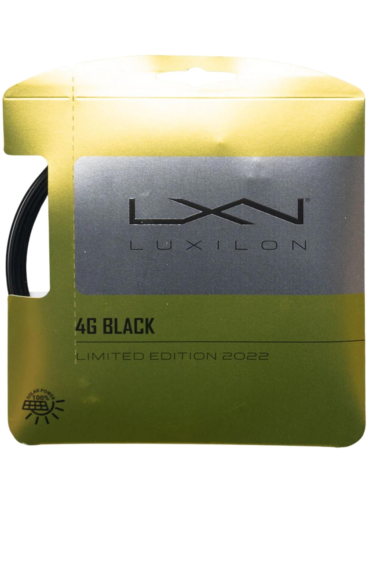 Luxilon Luxilon 4G 125 Black Tenis Kordaj Teli 12m