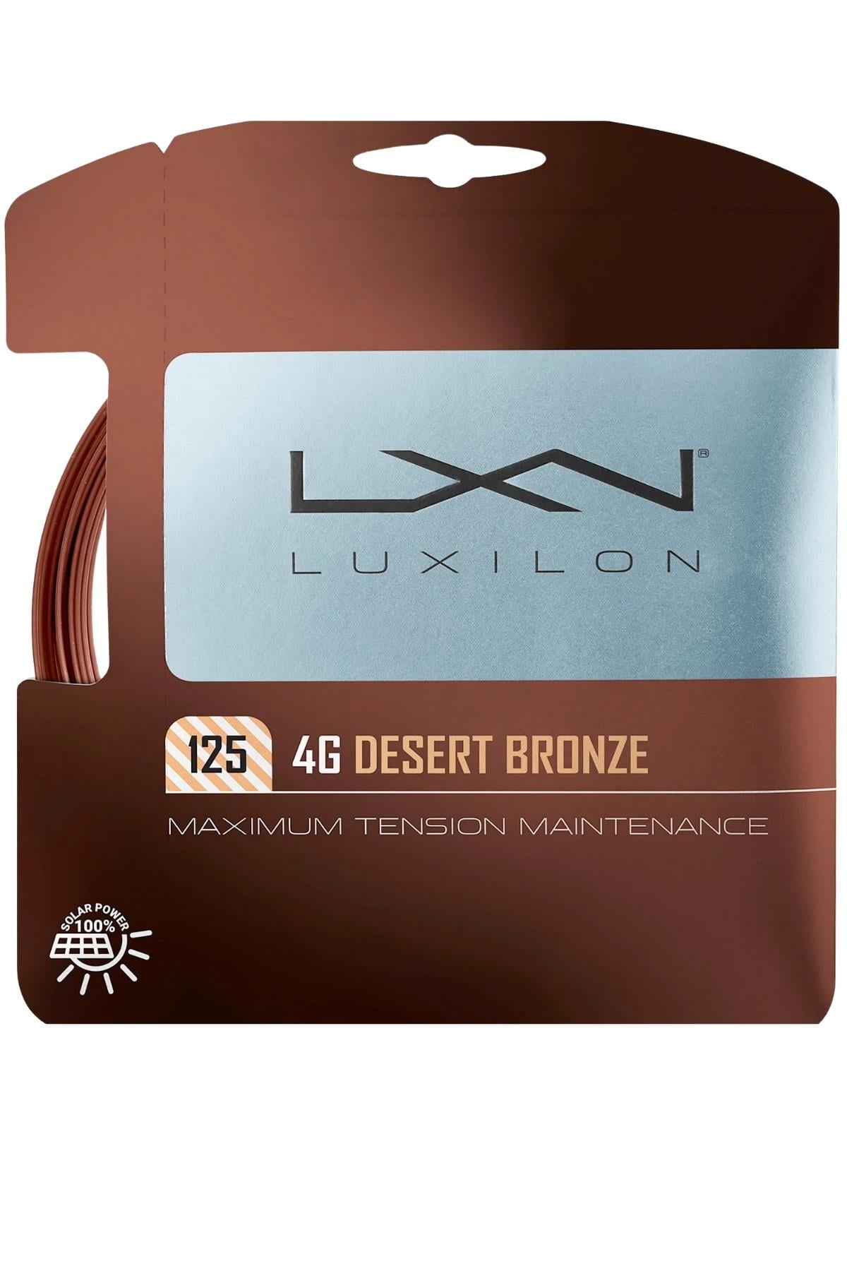 Luxilon Luxilon 4G 125 Desert Bronze Tenis Kordaj Teli 12m