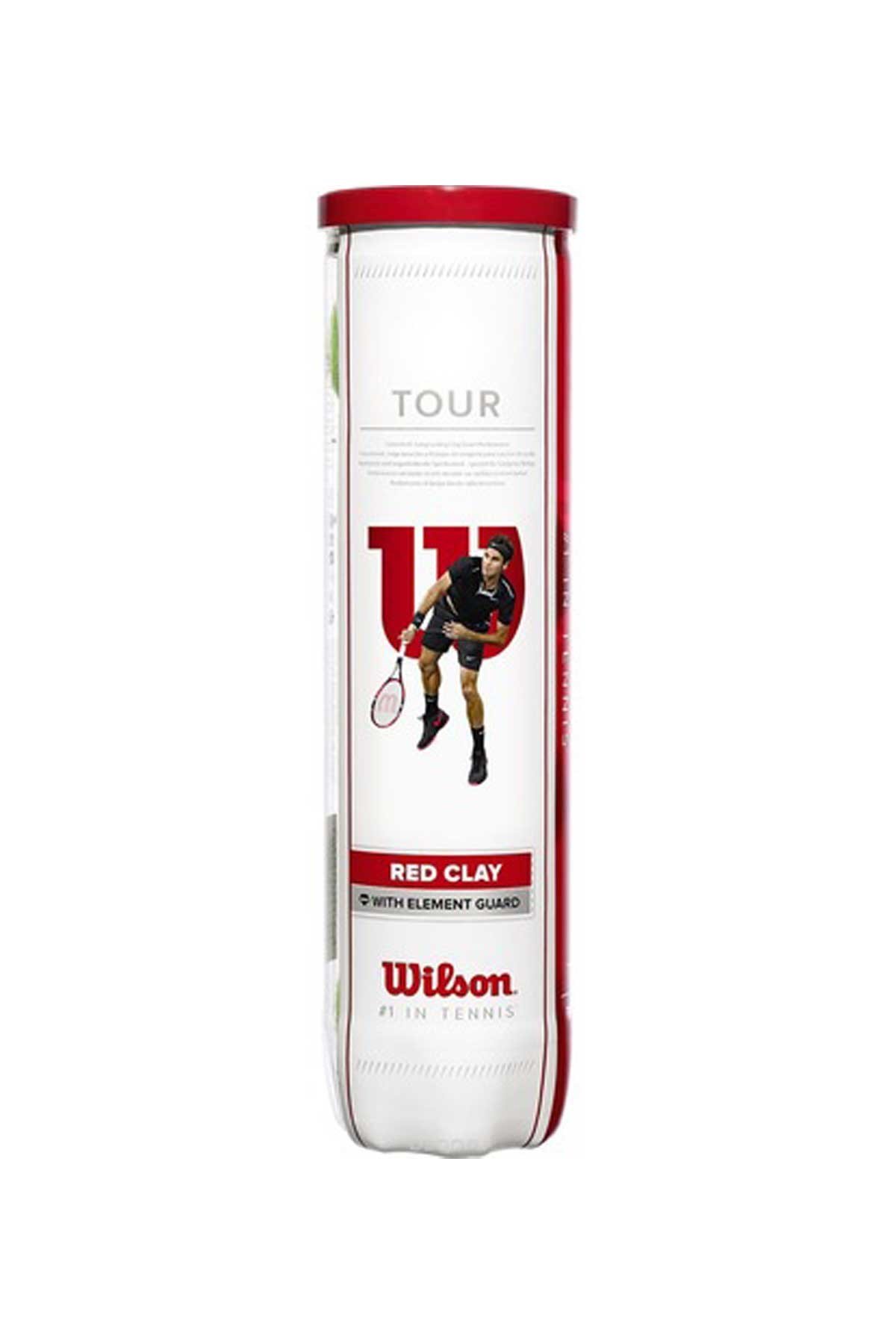 Wilson  Wilson Red Clay Tenis Topu 4'Lü