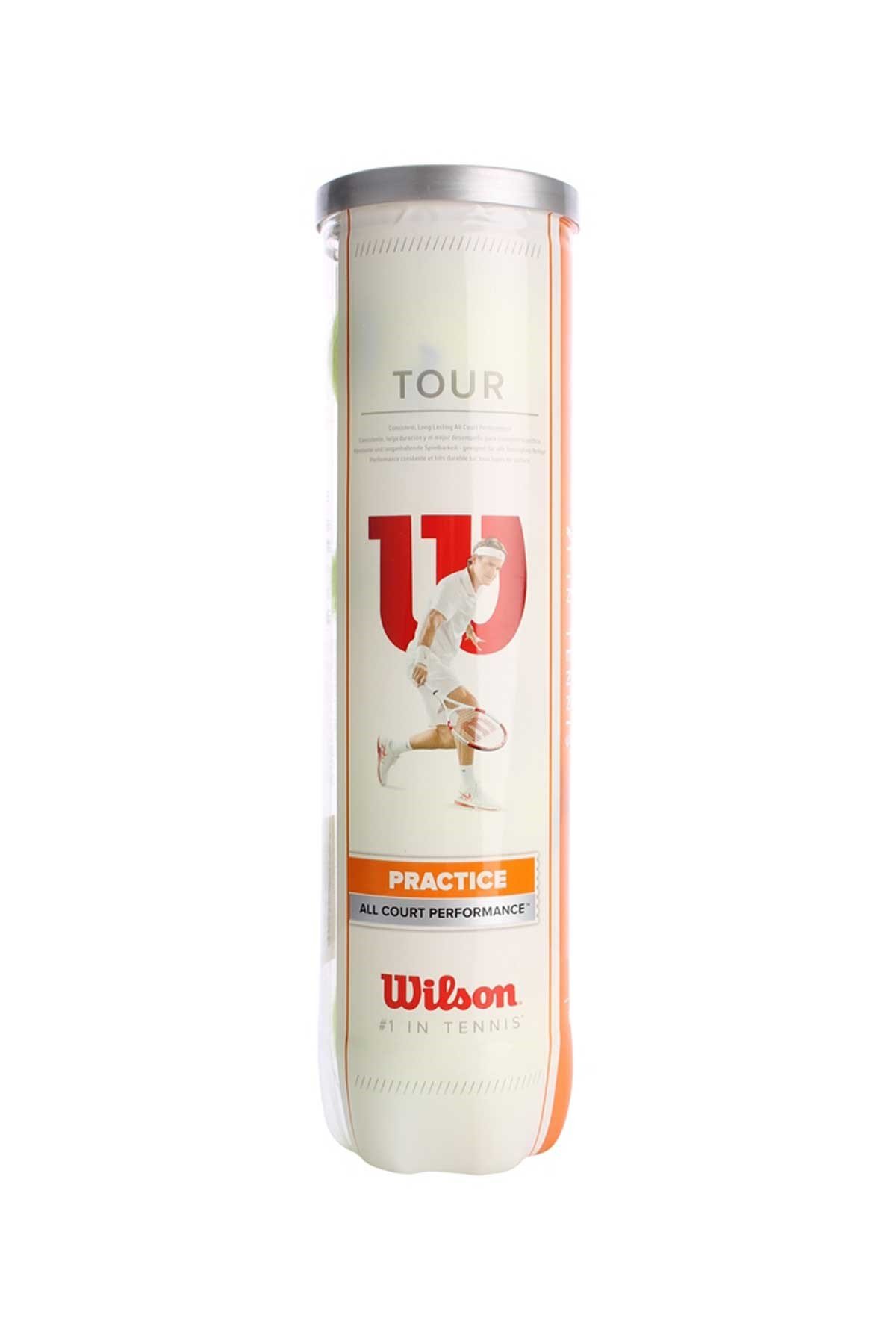 Wilson Wilson Practice Tour Tenis Topu 4'lü