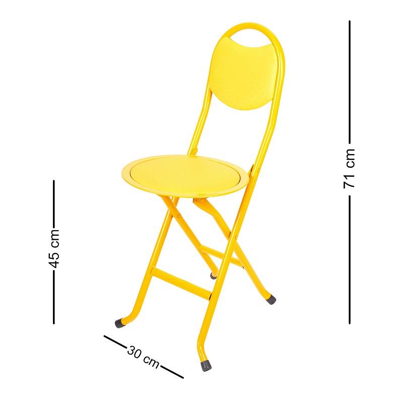 Katlanır Portatif Sandalye  Sarı
