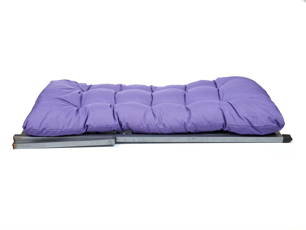 Minderli - Zeta Şezlong Seti Bahçe&balkon&teras&plaj Katlanır Ikili Set - 2 Şezlong 1 Sehpa Renkli 