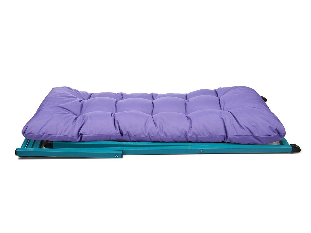 Minderli - Zeta Şezlong Seti Bahçe&balkon&teras&plaj Katlanır Ikili Set - 2 Şezlong 1 Sehpa Renkli 