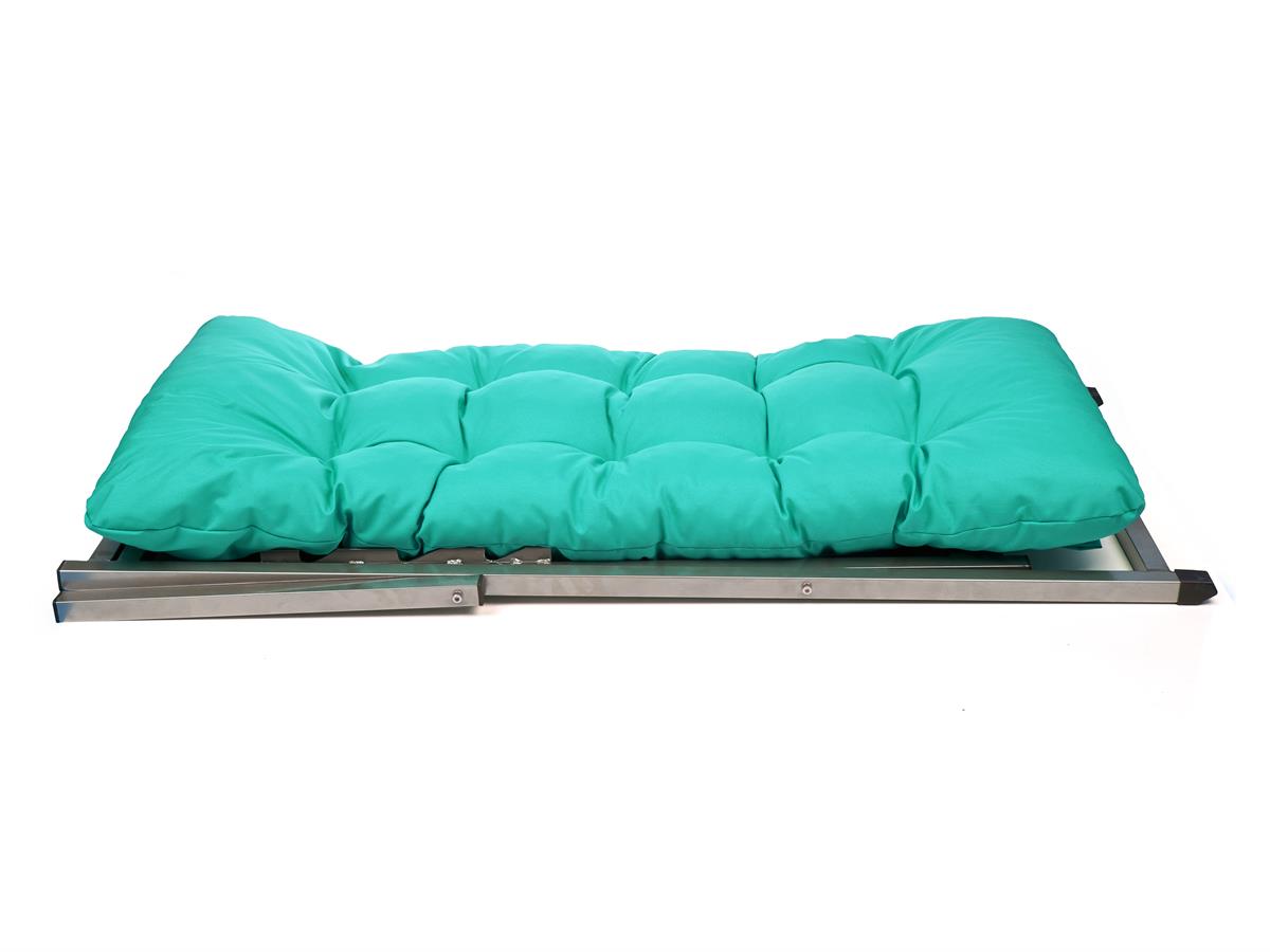 Minderli - Zeta Şezlong Seti Bahçe&balkon&teras&plaj Katlanır Ikili Set - 2 Şezlong 1 Sehpa  Renkli 