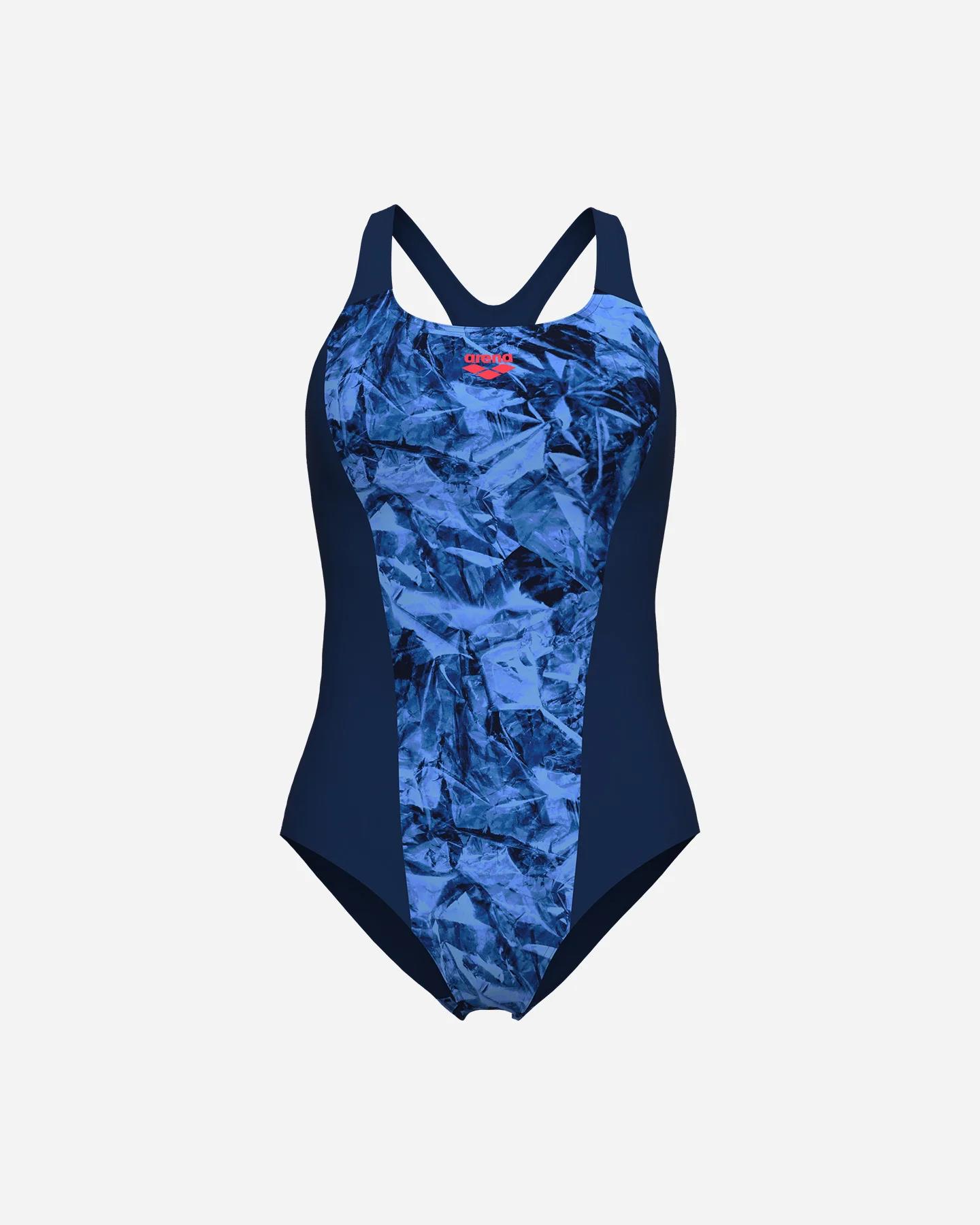 Arena Womens Crackle Swimsuit Swim Pro Kadın Yüzücü Mayosu 008229780