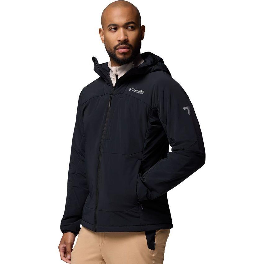 Columbai Silver Leaf™ Lite Hooded Jacket Siyah Erkek Outdoor Mont WO0604-010