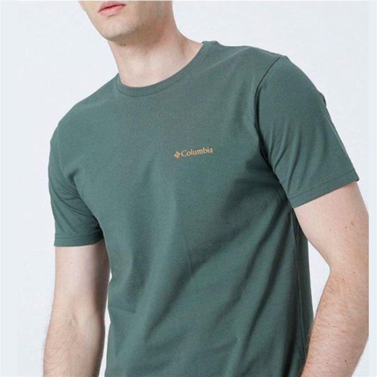 Columbia Csc M Basic Sm Logo Brushed Ss Tee Erkek Kısa Kollu Tişört CS0282-353