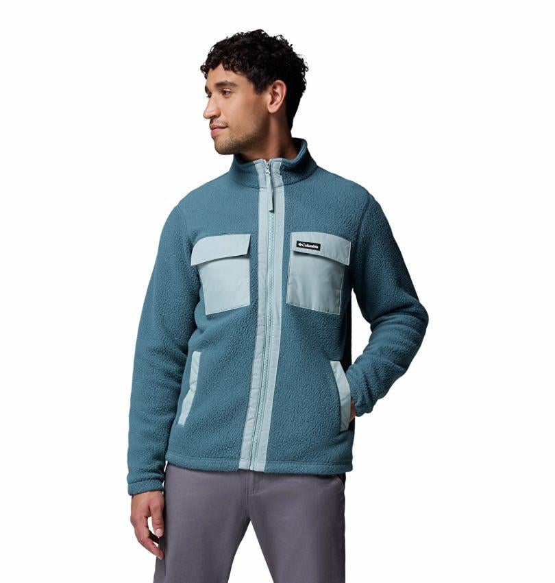 Columbia Juniper Peak™ Full Zip Fleece Mavi Erkek Outdoor Polar XE6508