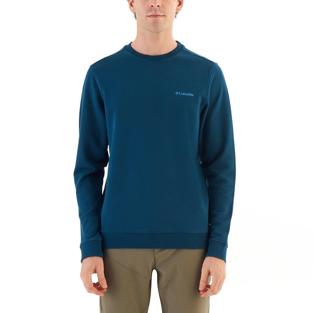 Columbia M Basic Crew Erkek Sweatshirt Yeşil CS0204-414