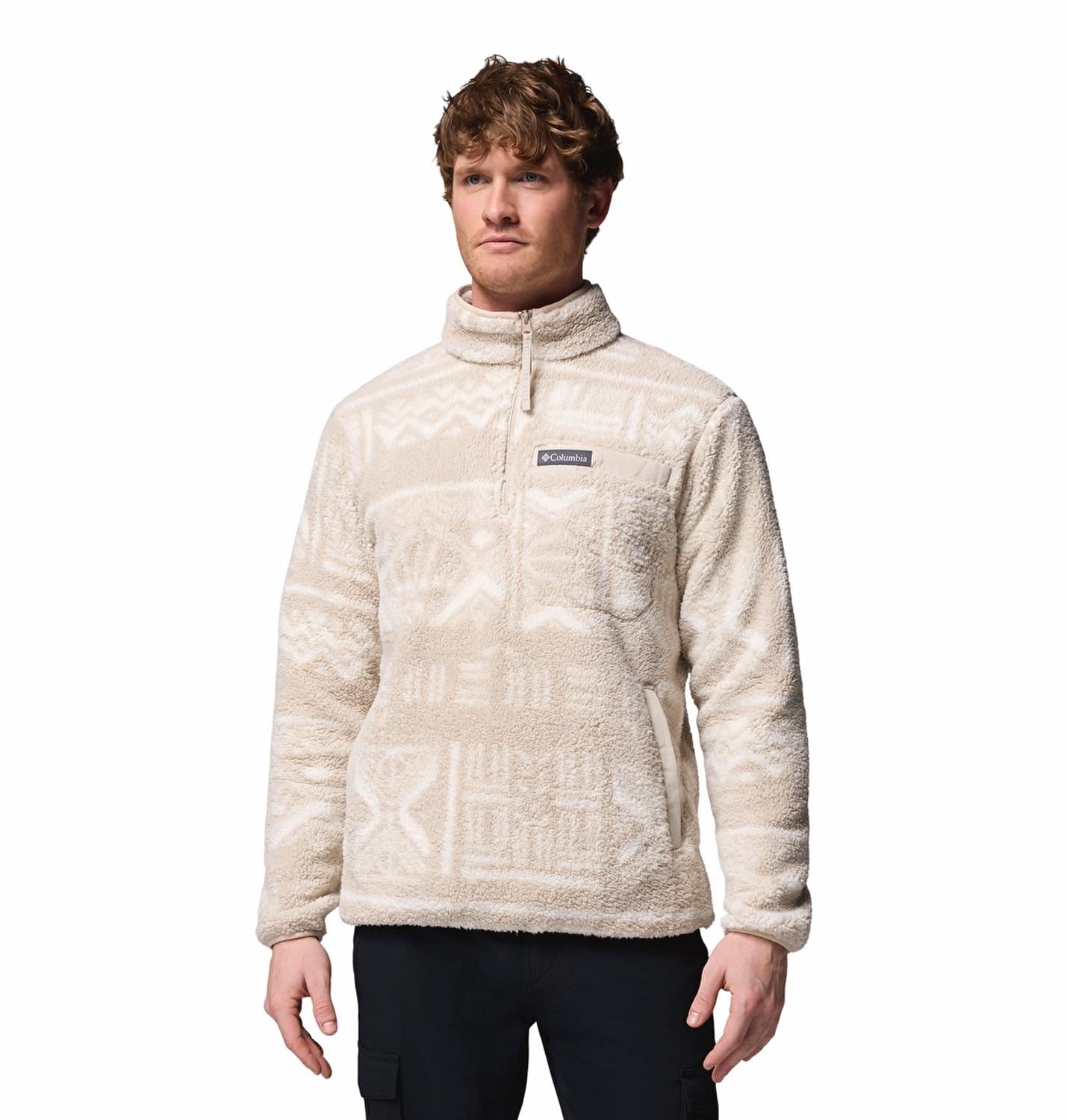 Columbia Rugged Ridge™ High Pile Half Zip Bej Erkek Outdoor Polar AE3598-278
