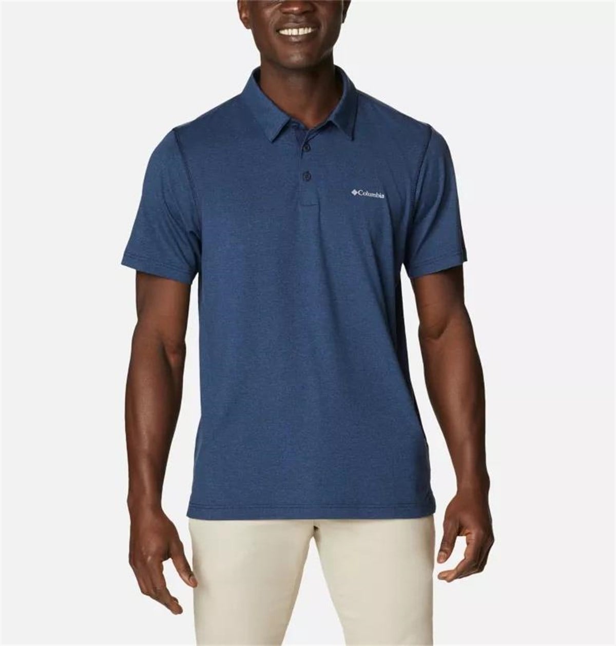 Columbia Tech Trail Polo Yaka Erkek Kısa Kollu Tişört AO2933-479