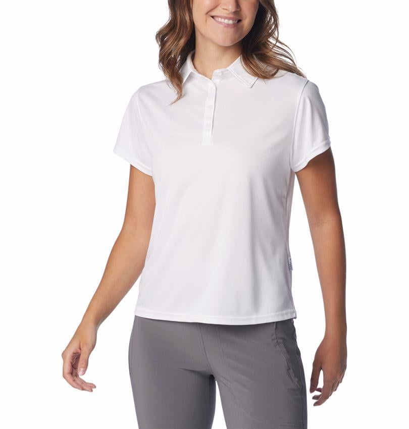 Columbia Tidal Tee SS Polo Kadın Kısa Kollu Polo T-shirt Beyaz FL2697-100