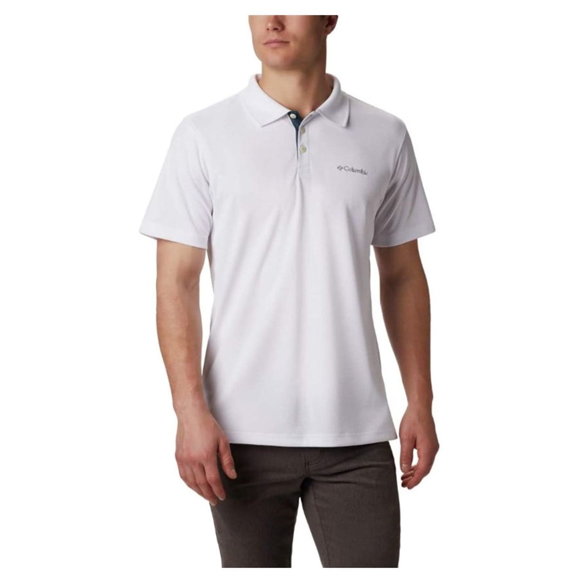 Columbia Utilizer Polo Erkek Kısa Kollu Tişört Beyaz AM0126-100